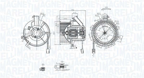 Ventilator Kabine za Mercedes Benz CLS Klasa od 2011. do 2017. god.
