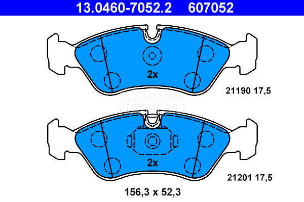 Kocione plocice za Opel Vectra od 1995. do 2002. god.