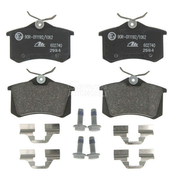 Kocione plocice za Renault Megane od 2010. do 2015. god.