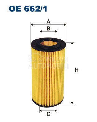 Filter ulja za Volvo S60 od 2010. do 2018. god.
