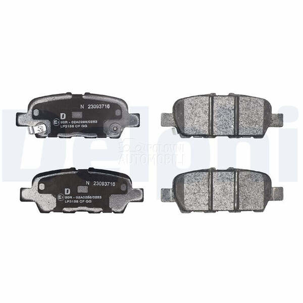 Kocione plocice DELPHI za Nissan Pathfinder za 2013. god.