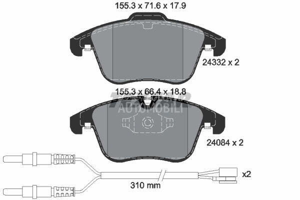 Kocione plocice za Peugeot 407 od 2004. do 2010. god.