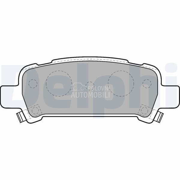 Kocione plocice DELPHI za Subaru Outback od 2009. do 2013. god.