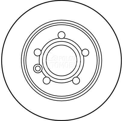 Kočioni disk za Volkswagen Sharan od 2010. do 2015. god.