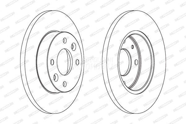 Kočioni disk za Renault Twingo od 2004. do 2007. god.