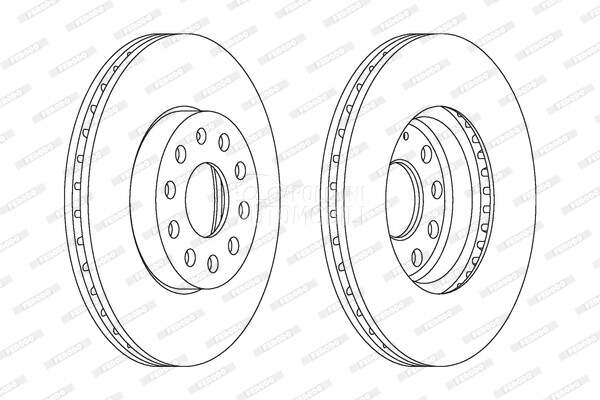 Kočioni disk za Volkswagen Golf od 2003. do 2009. god.