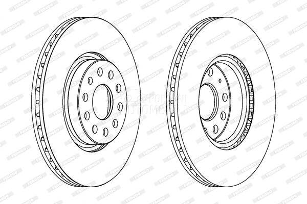 Kočioni disk za Volkswagen Golf od 2004. do 2013. god.