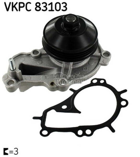 Pumpa Vode za Renault  od 2009. do 2015. god. - PA10321