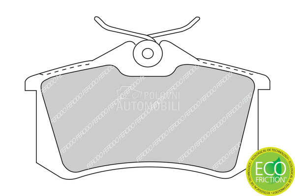 Kocione Plocice FERODO za Renault Megane od 2009. do 2015. god.