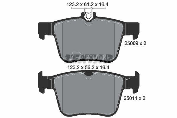 Kocione plocice TEXTAR za Seat Leon od 2005. do 2013. god.