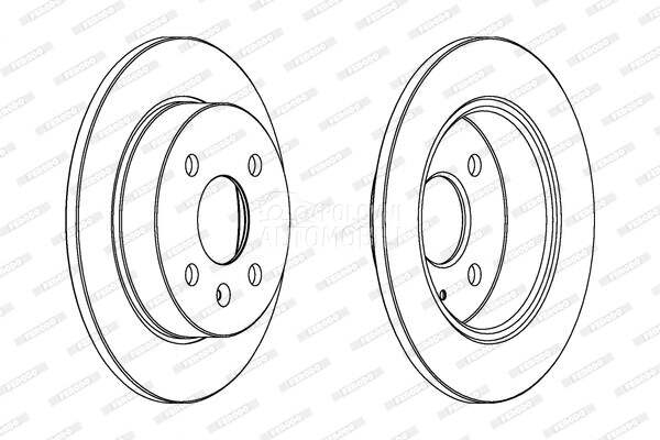 Kočioni disk za Opel Astra od 2004. do 2014. god.