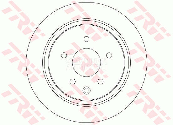 Kočioni disk za Nissan Juke od 2010. do 2019. god.