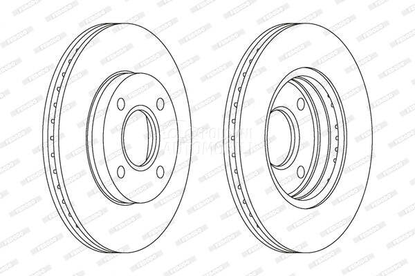 Kočioni disk za Ford Puma od 1997. do 2002. god. - 1148202