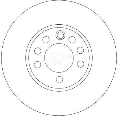Kocioni disk TRW za Opel Vectra od 2002. do 2009. god.