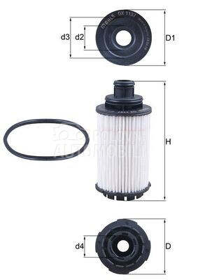 Filter ulja za Opel Insignia od 2008. do 2017. god.