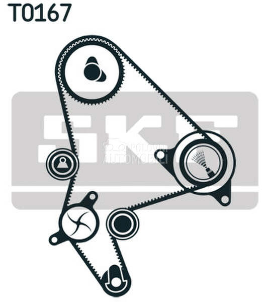 Komplet zupcastog kaisa za Peugeot 306 od 1994. do 2001. god. - 71771590