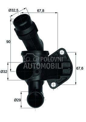Termostat za Audi A3 od 2008. do 2013. god.