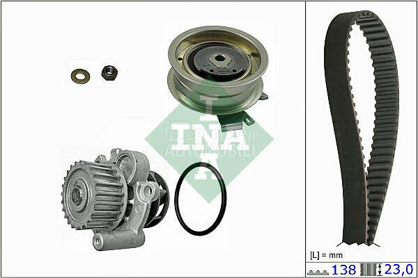 Komplet zupcastog kaisa za Seat Alhambra od 2010. do 2022. god.