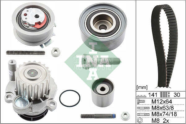 Komplet zupcastog kaisa za Volkswagen Jetta od 2004. do 2010. god.