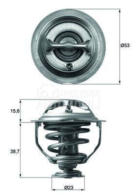Termostat za Volkswagen Passat od 2012. do 2014. god.