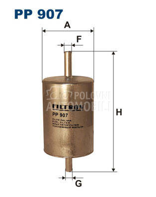Filter goriva za Hyundai Trajet od 2004. do 2008. god.