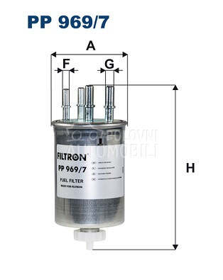 Filter goriva za Land Rover Discovery od 2004. do 2009. god.