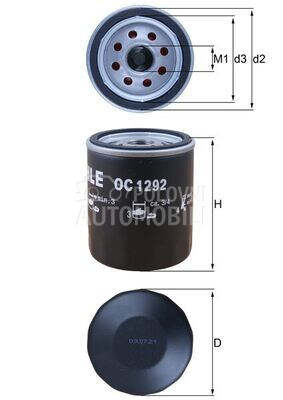 Filter ulja za Ford C-Max od 2013. do 2014. god.