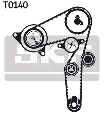 Komplet zupcastog kaisa za Fiat Palio od 1996. do 2012. god. - 464 2698 3