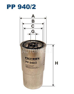 Filter goriva za BMW 320 od 2001. do 2005. god.