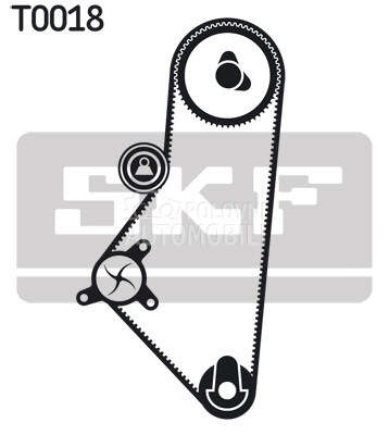 Veliki servis sa pumpom SKF za Peugeot 405 od 1992. do 1996. god. - 081671