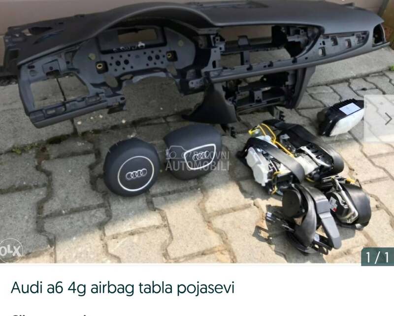 tabla airbag zavesa za Audi A6, A6 Allroad, A7 od 2011. do 2024. god.
