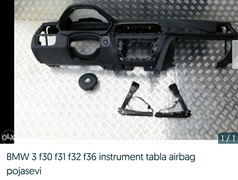 tabla airbag zavesa za BMW 315, 316, 318 ... od 2014. do 2024. god.