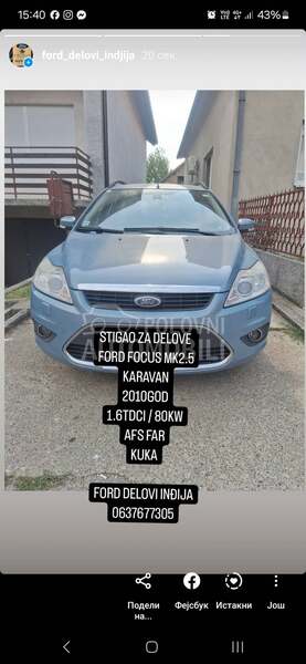 mk2.5 focus za Ford Focus od 2007. do 2011. god.