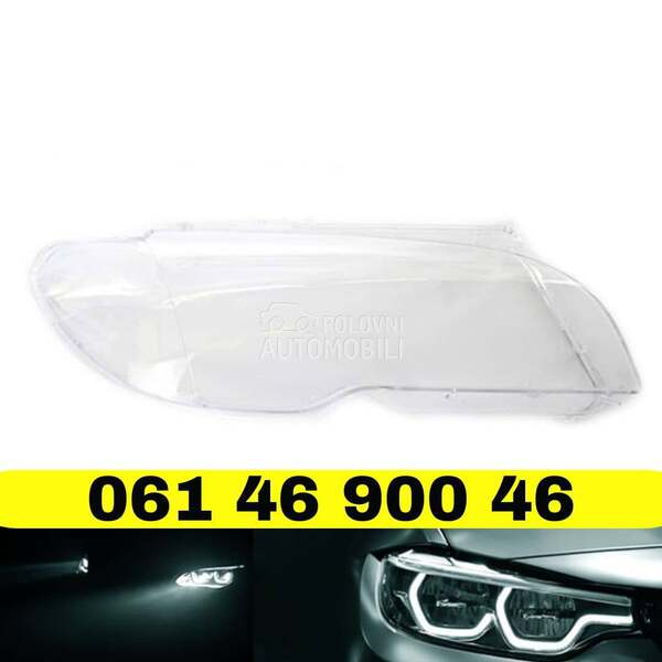 Staklo fara za far E46 za BMW 316, 318, 320 ... od 2000. do 2004. god.