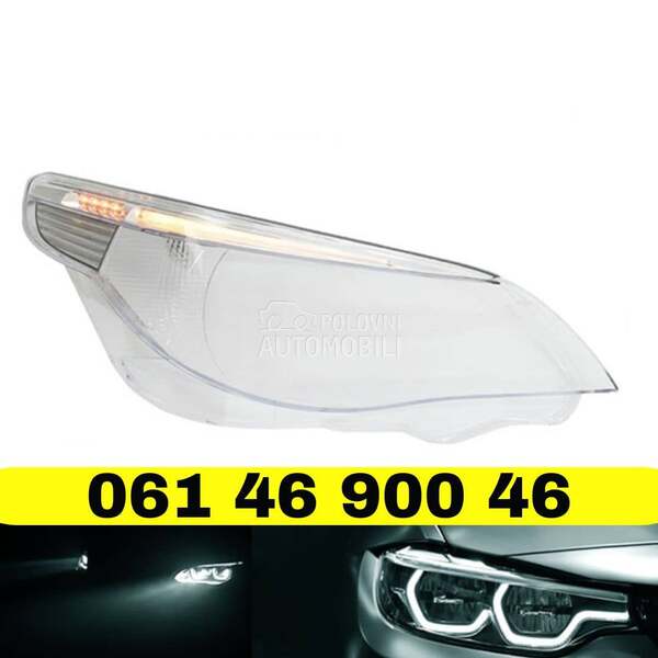 Staklo fara za far E60 sa LED za BMW 520, 523, 525 ...