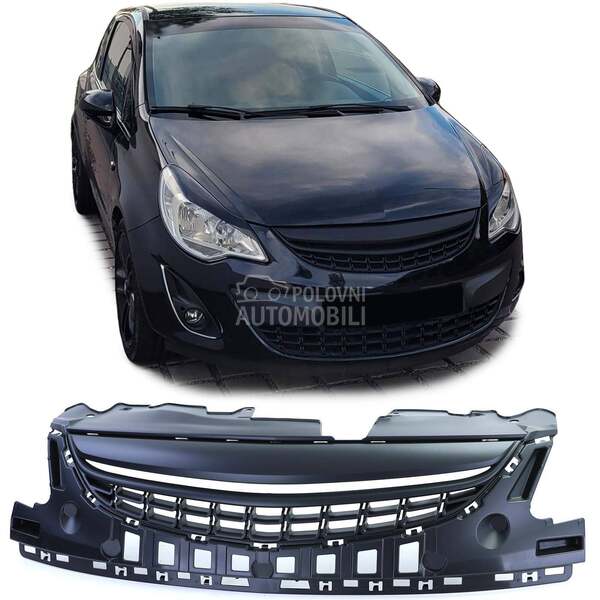 Maska bez znaka Grill Corsa D za Opel Corsa D