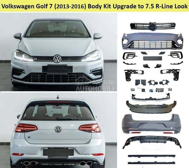 Body kit 7,5 na 7,5R za Volkswagen Golf 7