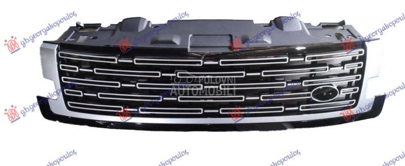 PVC MASKA CRNA SA SREBRNIM... za Land Rover Range Rover