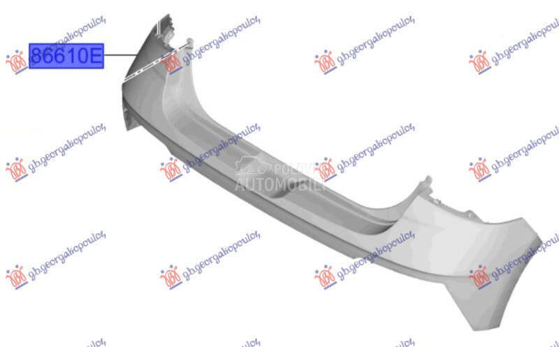 ZADNJI BRANIKA GORNJI (O) 2... za Hyundai i20 od 2024. do 2025. god.