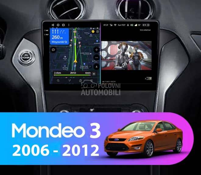 Multimedija Android 9in za Ford Mondeo