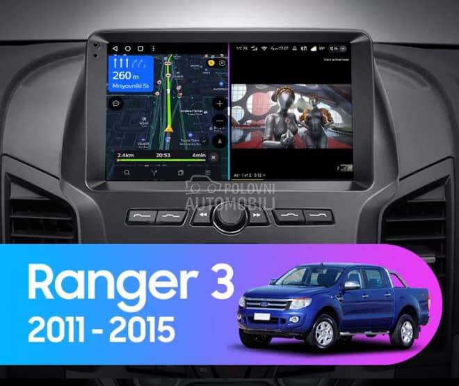 Android Multimedija 9in za Ford Ranger