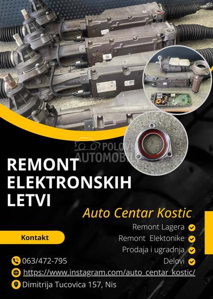 Remont letve volana za Audi A4, A5, A6 ... od 2011. do 2024. god.