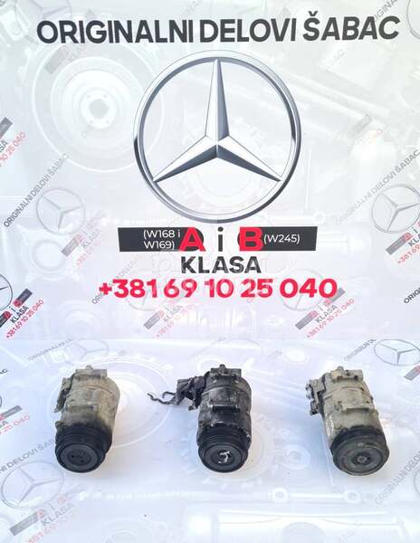 Kompresor klime za A(w169) za Mercedes Benz A 140, A 150, A 160 ... od 1999. do 2012. god.