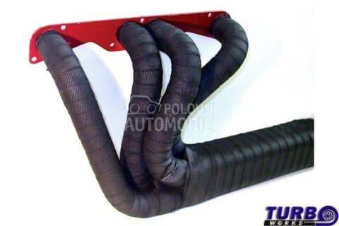 Termo traka 15 metara TurboWorks / do 800 stepeni Crna  