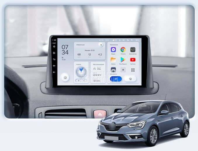Android Multimedija 9in za Renault Megane, Fluence