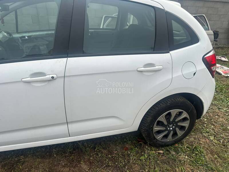 zadnja leva vrata za Citroen C3 od 2011. do 2017. god.