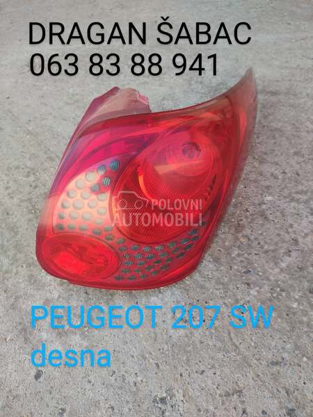 stop svetlo za Peugeot 207 od 2006. do 2014. god.