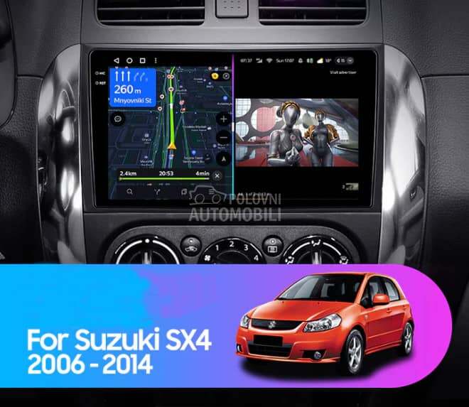 Android Multimedija 9in za Suzuki SX4