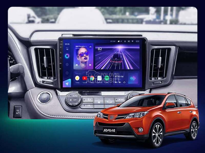 Android Multimedija 10.1in za Toyota RAV 4