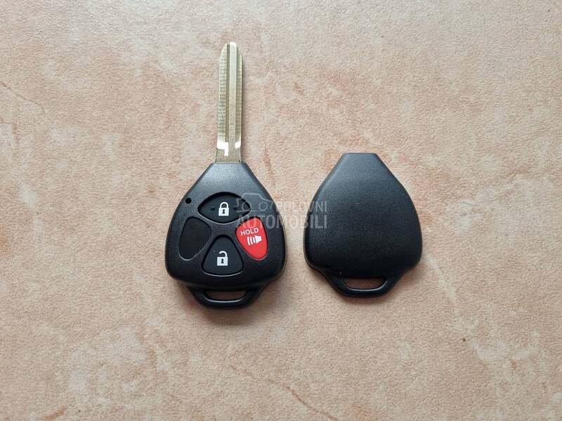 Kućište ključa 3 dugmeta za Toyota Auris, Avensis, Aygo ...